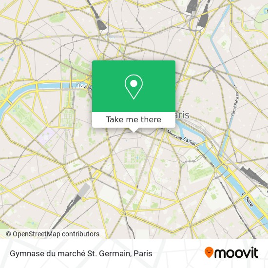 Gymnase du marché St. Germain map