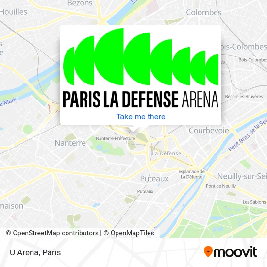 U Arena map