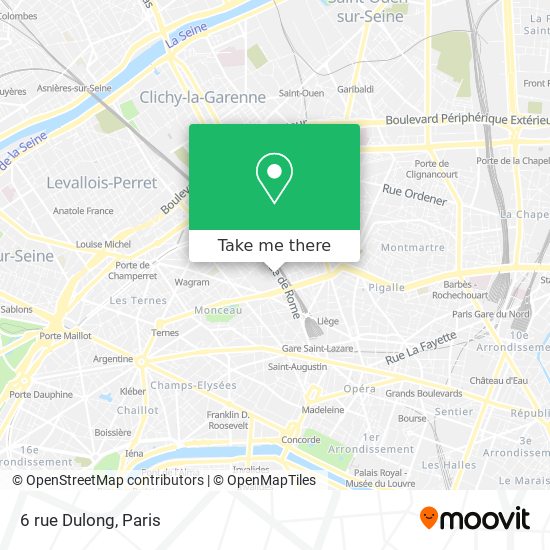 6 rue Dulong map