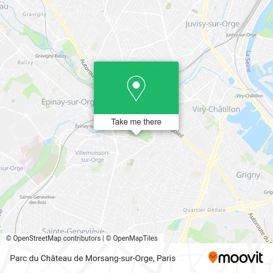 Parc du Château de Morsang-sur-Orge map