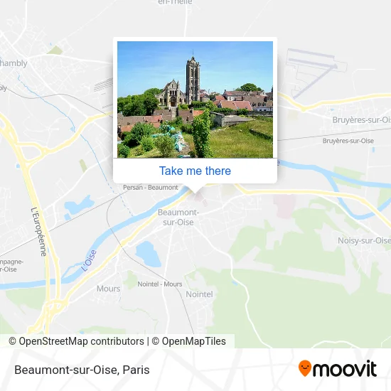 Beaumont-sur-Oise map