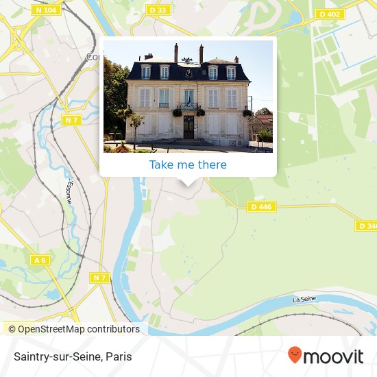 Saintry-sur-Seine map