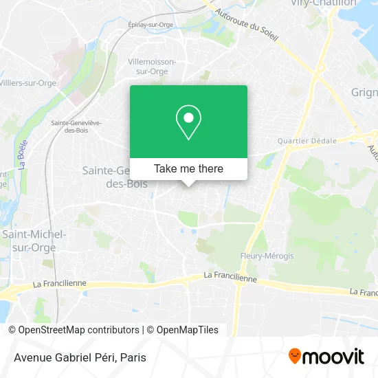 Avenue Gabriel Péri map