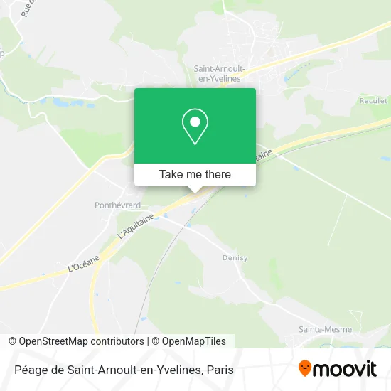 Mapa Péage de Saint-Arnoult-en-Yvelines