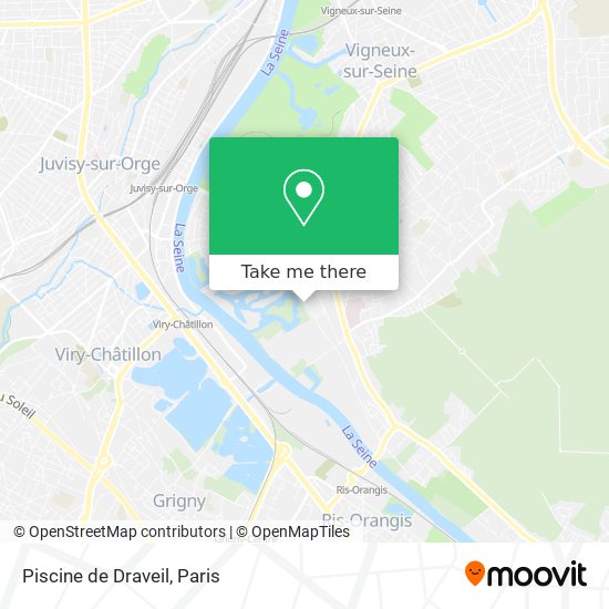 Piscine de Draveil map