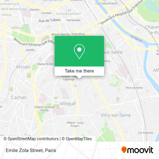 Rue Émile Zola map