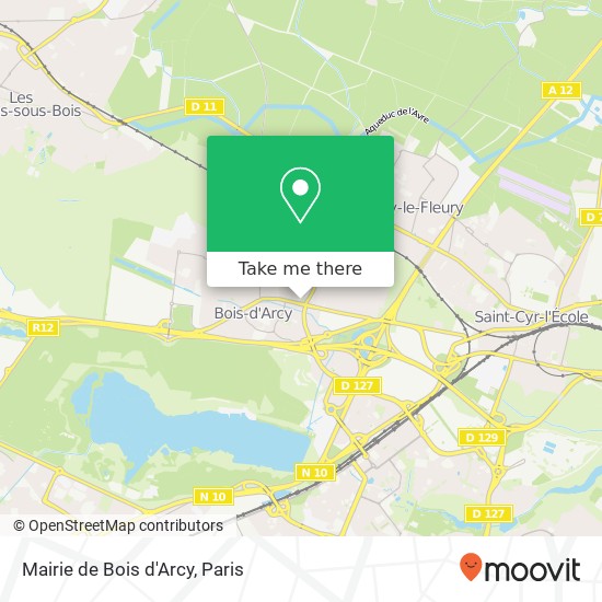 Mairie de Bois d'Arcy map