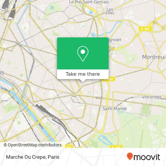 Marche Ou Crepe map