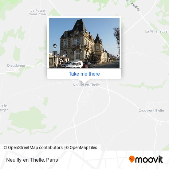 Mapa Neuilly-en-Thelle