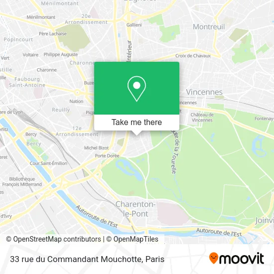 33 rue du Commandant Mouchotte map