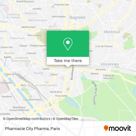 Mapa Pharmacie City Pharma
