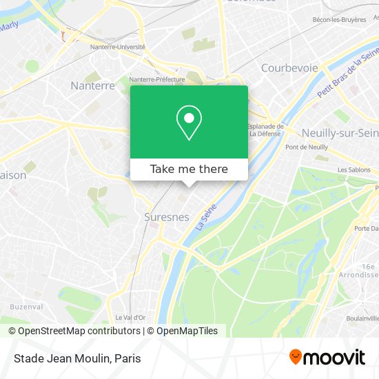 Stade Jean Moulin map