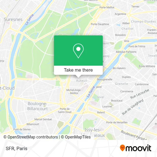 SFR map