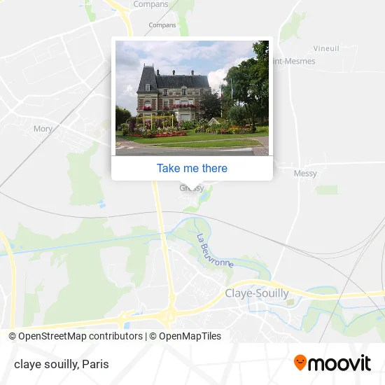 claye souilly map