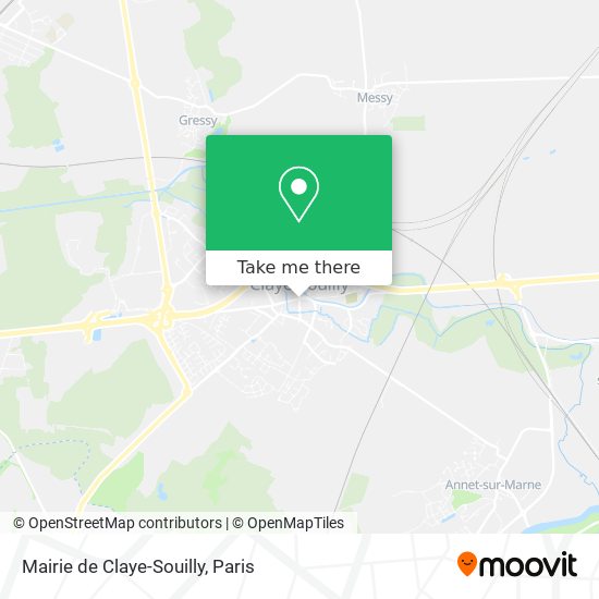 Mapa Mairie de Claye-Souilly