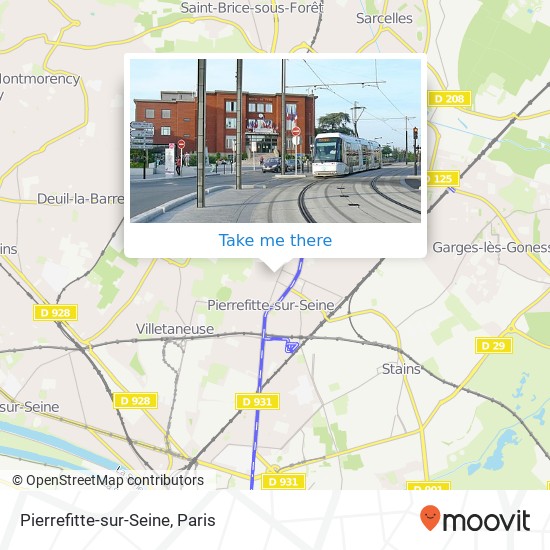Pierrefitte-sur-Seine map