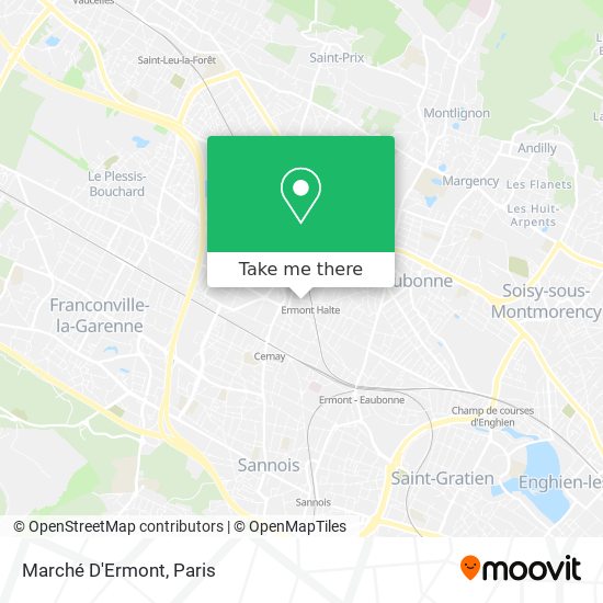 Marché D'Ermont map