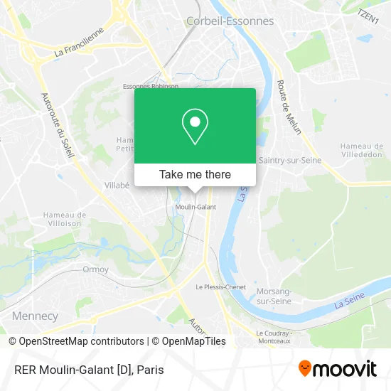 RER Moulin-Galant [D] map