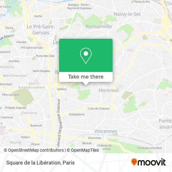 Square de la Libération map
