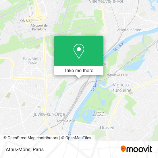 Athis-Mons map