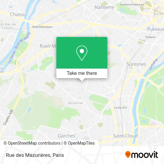 Rue des Mazurières map