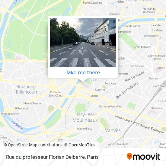 Rue du professeur Florian Delbarre map
