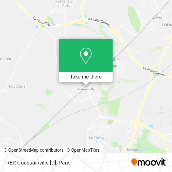 RER Goussainville [D] map