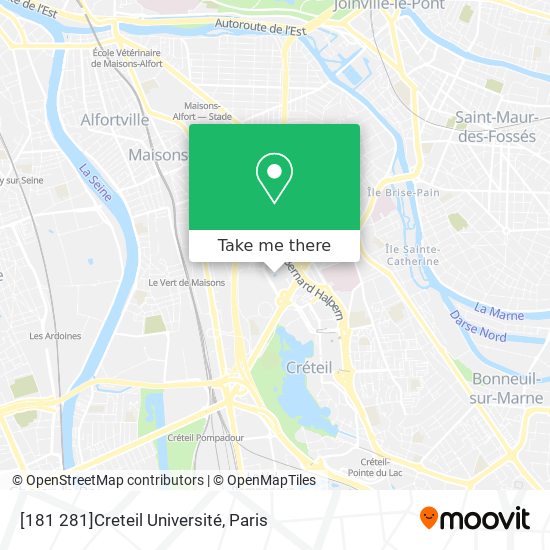 Mapa [181 281]Creteil Université