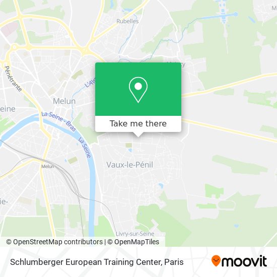 Schlumberger European Training Center map