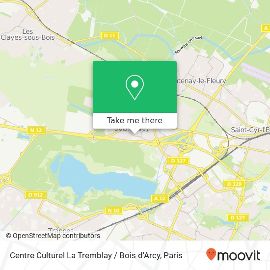 Centre Culturel La Tremblay / Bois d'Arcy map