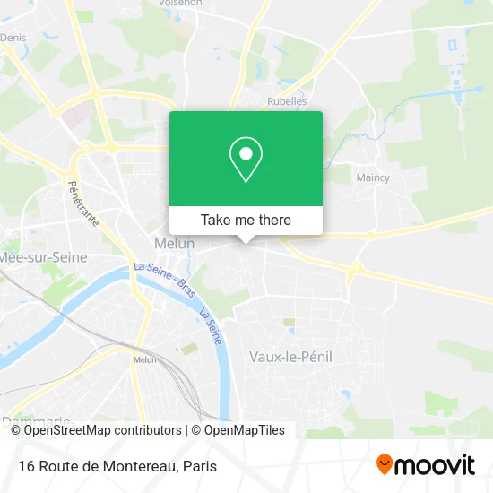 16 Route de Montereau map