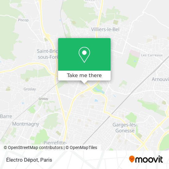 Électro Dépot map