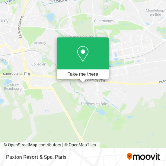 Paxton Resort & Spa map