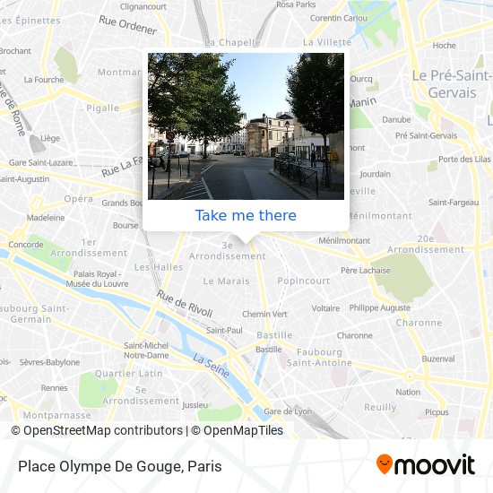 Place Olympe De Gouge map