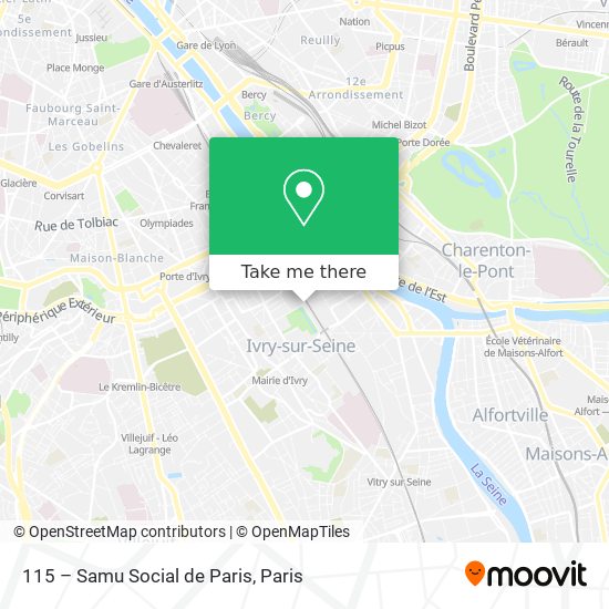 Mapa 115 – Samu Social de Paris