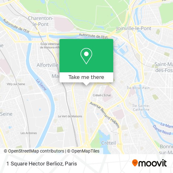 1 Square Hector Berlioz map