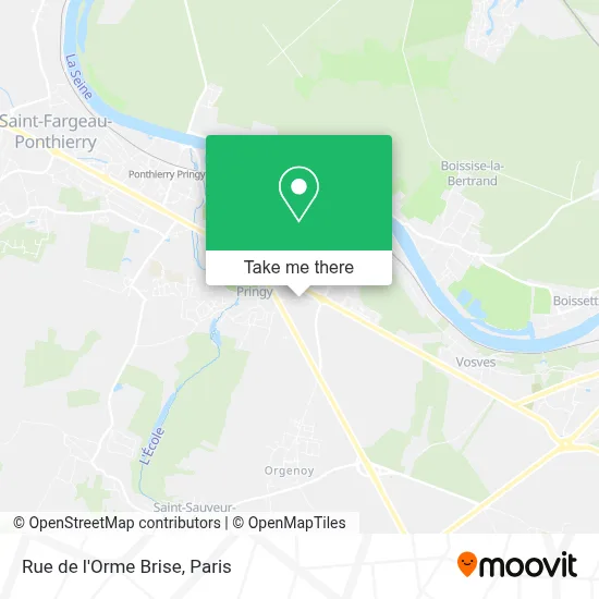Rue de l'Orme Brise map