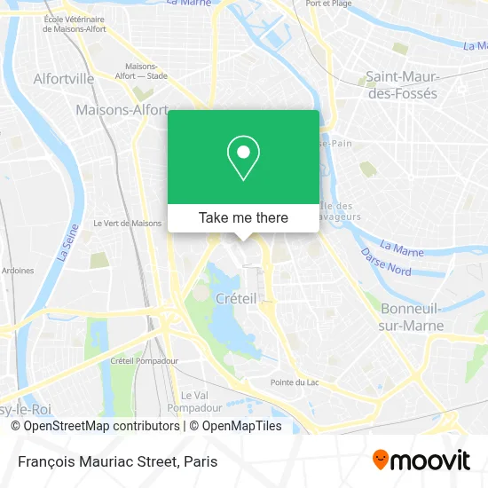 Rue François Mauriac map