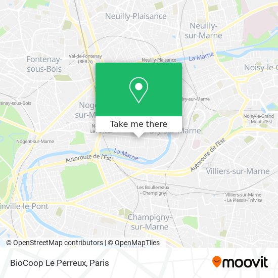 BioCoop Le Perreux map