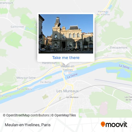 Mapa Meulan-en-Yvelines