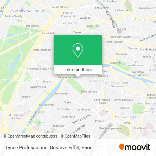 Lycée Professionnel Gustave Eiffel map