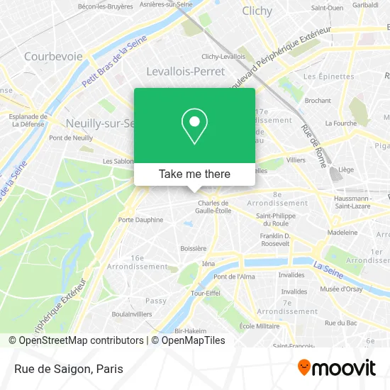 Rue de Saigon map