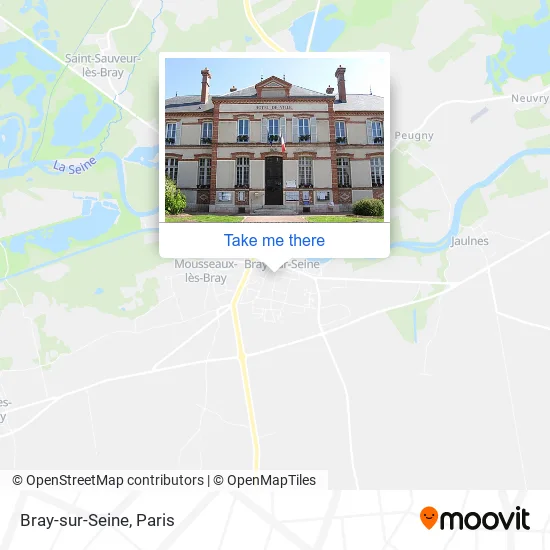 Bray-sur-Seine map