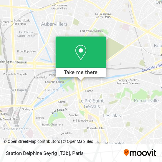 Mapa Station Delphine Seyrig [T3b]