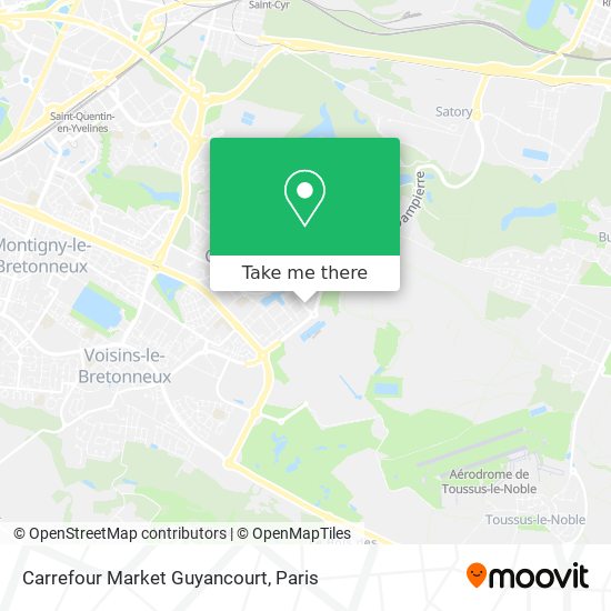 Carrefour Market Guyancourt map