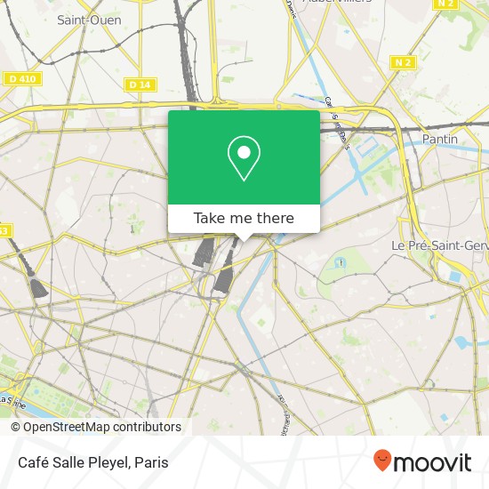 Café Salle Pleyel map