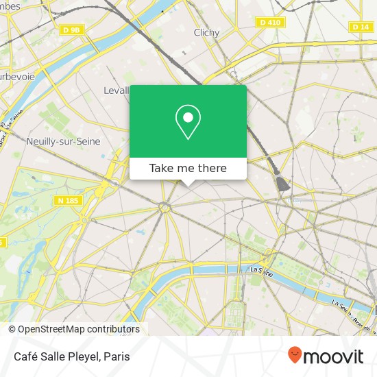 Mapa Café Salle Pleyel