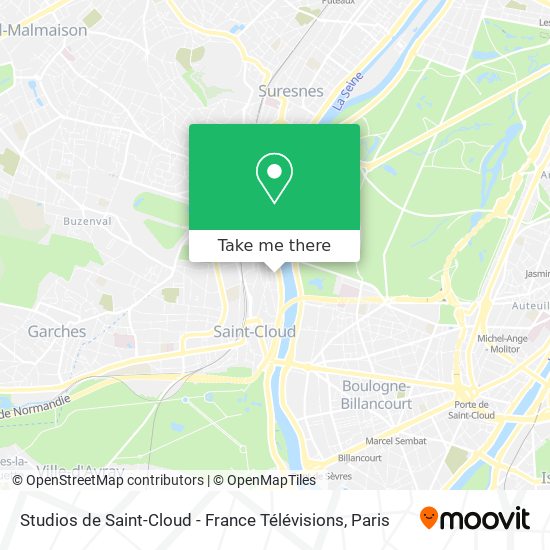Mapa Studios de Saint-Cloud - France Télévisions