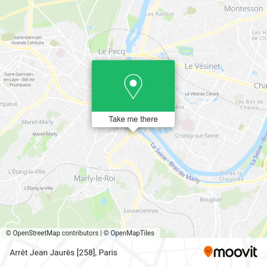 Mapa Arrêt Jean Jaurès [258]