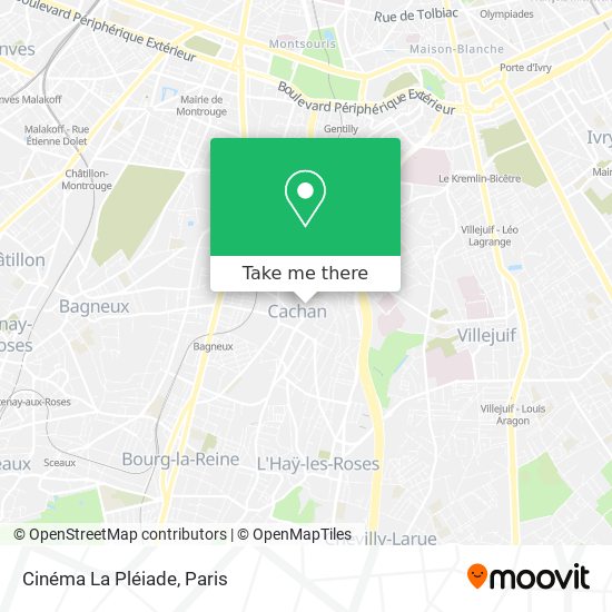 Mapa Cinéma La Pléiade